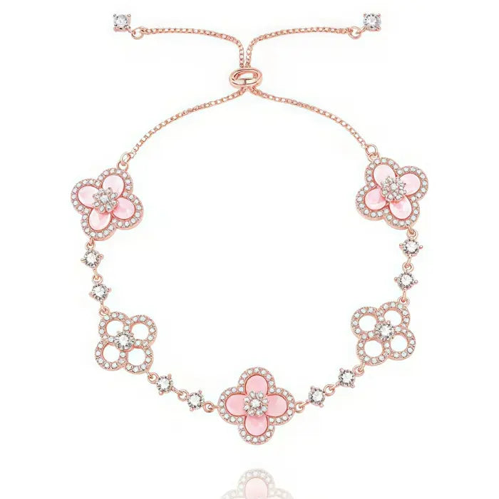 Sakura Clover Bracelet