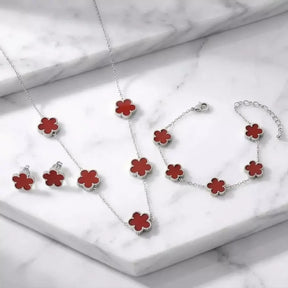 Lucky Clover Jewelry Set - 3-Piece