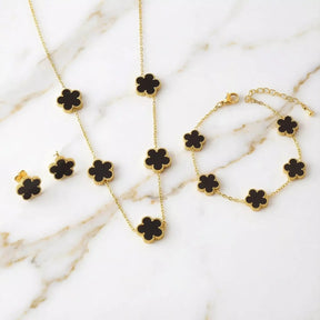 Lucky Clover Jewelry Set - 3-Piece