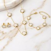 Lucky Clover Jewelry Set - 3-Piece