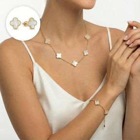 Lucky Clover Jewelry Set - 3-Piece