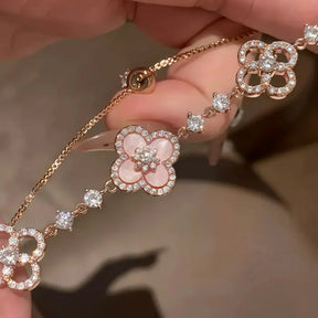 Sakura Clover Bracelet